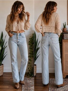 Vintage Levi’s Orange Tab 646 Bell Bottom Jeans - October 1980